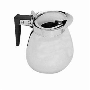 64 oz Ounce Fancy Stainless Steel Metal Restaurant Coffee Decanter Server Pot - tool