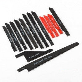 30 Piece Jig Jigsaw Sabre Replacement Saw Blades Saber Metal Wood Cutting Assortment - tool