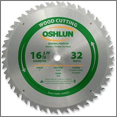 16-5/16" 32T Carbide Tip Wood Cutting Saw Blade for Makita Beam Saw - tool
