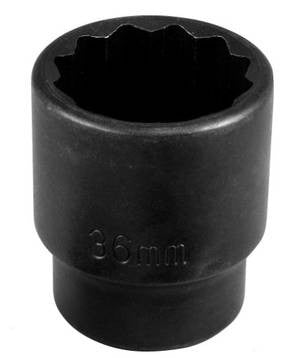36mm 36 mm 12 Point Impact Socket Tool for Duramax Diesel Isuzu Engine Axle Nut - tool