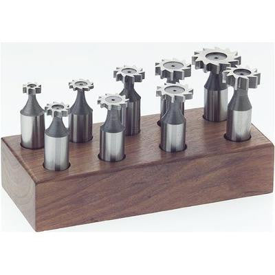 9 Piece Woodruff Key Cutter Bit Keyseat Keyset for Milling Machine Tool Tooling - tool
