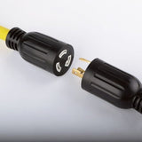 12 Gauge Twist Lock Power Cord W 3 Way Triple Tri Tap Adaptor Plug Extension - tool