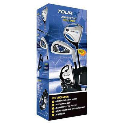 Toddler Size Junior Kids Left Handed Hand Real Golf Clubs Golfing Set Kit Bag - tool