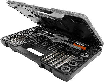 Standard SAE Steel Tap & and Die Set - tool