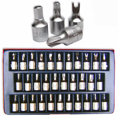 Tamper Resistant Security Bit Spanner Hex Set - tool