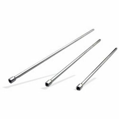 3 Piece Long Extension Bar Set for 1/4" Drive Ratchet Wrench Socket - tool