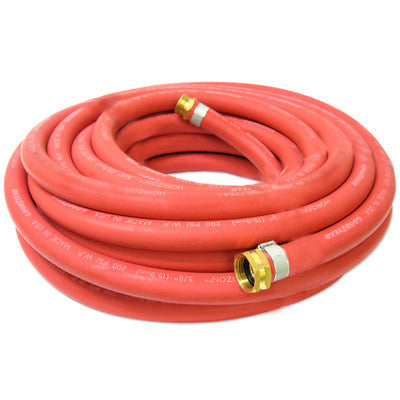100 Foot Heavy Duty Rubber Water Watering Garden Hose - tool