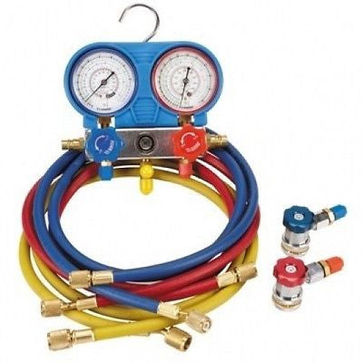 AC Auto Air Conditioning AC Refrigeration Tool Gauges Set Refrigerant - tool