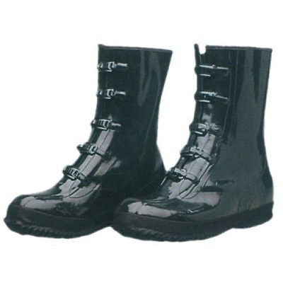 Size 12 Heavy-Duty Rubber Rain Boots - tool