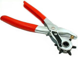 Revolving Heavy Duty Round Leather Puncher Plier Hand Leathercraft Hole Tool Set - tool