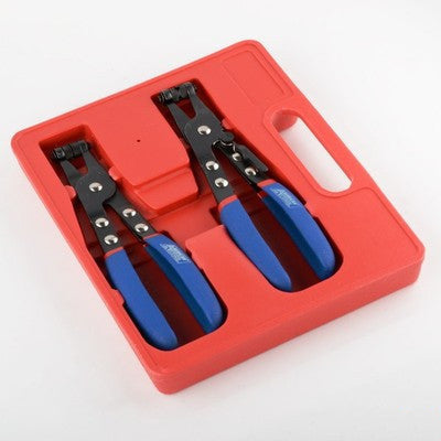 2 Piece Mechanic's Hose Installer Remover Removal Clamp Plier Tool - tool