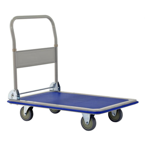 660 LB Capacity Hand Platform Flat Cart Dolly with Folding Handle