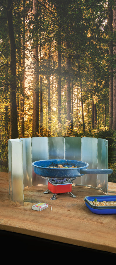 Folding Camping Campsite Cooking Wind Deflector Shield - tool