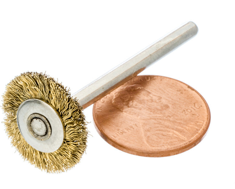 36 PC Brass Wire Wheel Brush 5/8" Diameter - tool