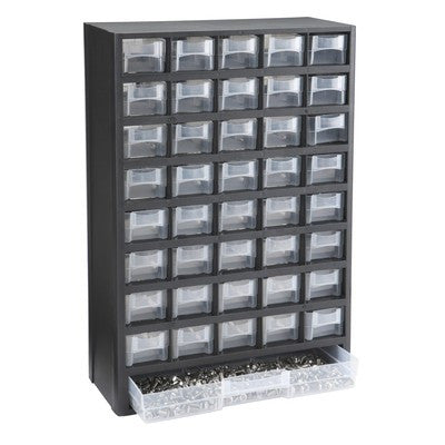 40 Drawer Mini Small Parts Bin Organizer Cabinet Container Box - tool
