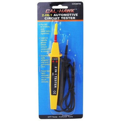 2 in 1 Electronic Auto Circuit 6 or 12 Volt Line Tester 12V Testing Tool Test - tool