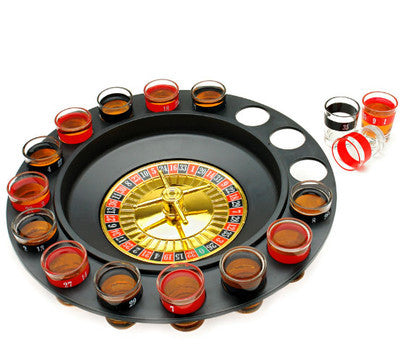 12" Drinking Roulette Wheel Game Kit Roulete Spinning with Shot Glass Set - tool