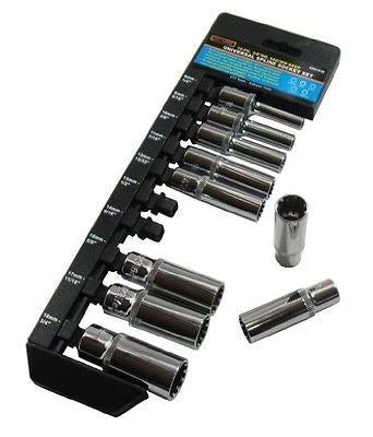 3/8" Drive Female Spline Deep Tork Bit Wrench Set - tool
