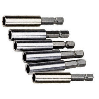 6 Piece Pack of Magnetic Screwdriver Driver Bit Extension Holder Tool Magnet - tool