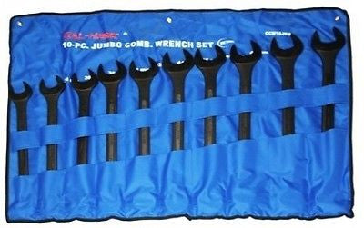 10 Piece Jumbo Big Size Standard SAE Wrench Set - tool