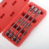 3/8" Drive Male Long Tamper Proof Resistant Torx Star Bit Tool Socket Set - tool