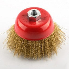 4 1/2" Steel Wire Cup End Brush for Small Mini Electric Hand Grinder Tool - tool