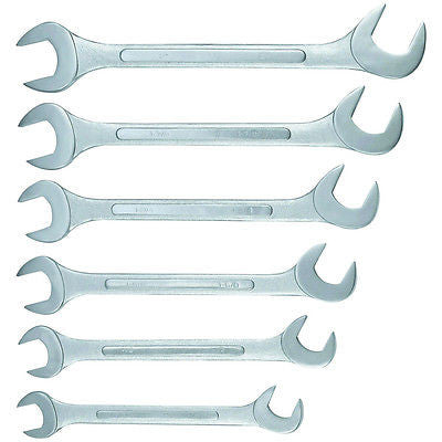 6 Piece Double Open End Wrench Set SAE - tool