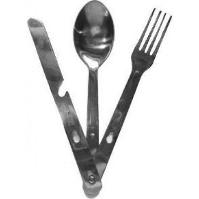 Camping Multi Utensil Tool w/ Fork, Spoon, Knife - tool