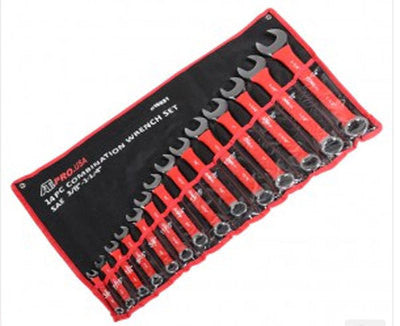 14 Piece Piece American Tool SAE Standard Size Combination Combo Wrench Set - tool