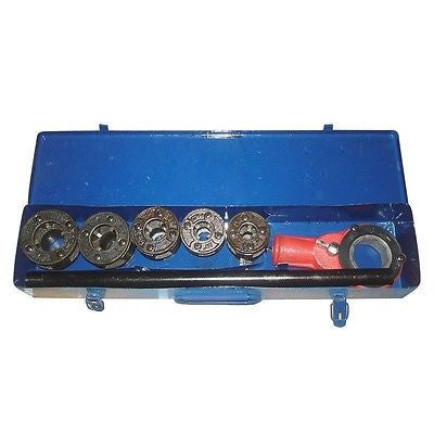 Hand Ratcheting Steel Pipe Thread Tool Ratchet Threading Die Cutting Cutter Set - tool