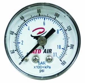 Back Mount Mounted Replacement Air Pressure Gage Gauge 1/4" NPT for Compressor - tool