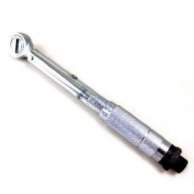 3/8" Dr Inch LBS Pound Dial Micrometer Click Torque Tork Socket Wrench Tool - tool