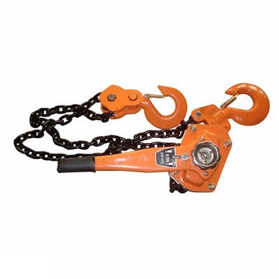 6 Ton Hand Operated Manual Chain Lever Lift Hoist Block Comealong Winch Puller - tool