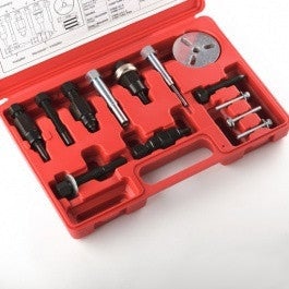Deluxe Car Air Conditioning AC Compressor Clutch A/C Puller Remover Tool Kit - tool