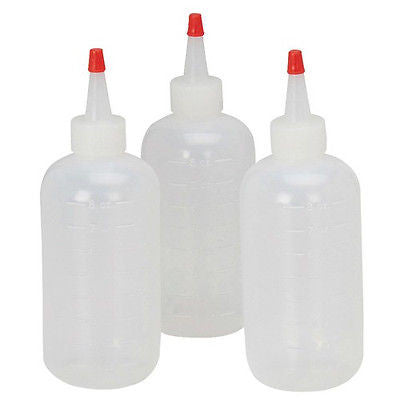 3 Pack Empty Fluid Dispenser Squeeze Bottles - tool