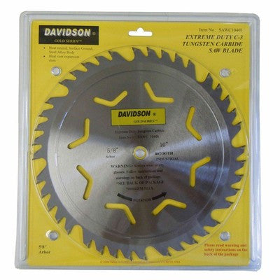 10" Carbide Tip Circular Saw Blade 40 Tooth - tool