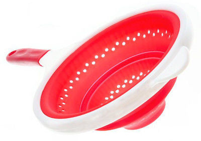 Collapsible Silicone Colander Strainer - tool