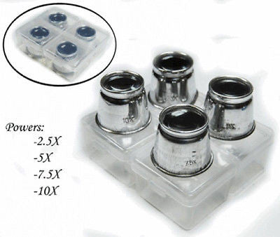 Hand Held Eye Magnifier Loupe Set - tool