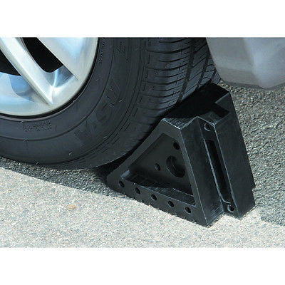 Solid Rubber Auto Wheel Stopper Chock - tool