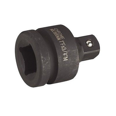1" to 3/4" Drive Black Impact Socket Adapter Reducer Tool Set Adapter - tool