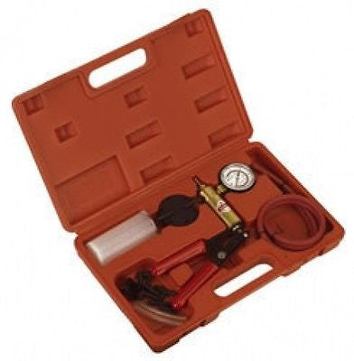 Car Auto Engine Vacuum Pressure Tester Test Tool Brake Bleed Bleeding Kit Set - tool
