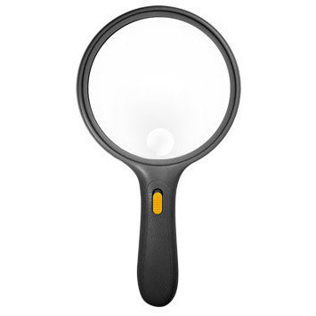 Illuminated Hand-Held Round Light Up Lighted Magnifier Magnifying Magnify Glass - tool