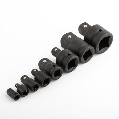8 Piece 1/4" 3/8" 1/2" 3/4" 1" Dr Black Impact Socket Adapter Reducer Tool Set - tool