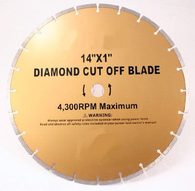 14" Diamond Cut Off Saw Blade Tool for Stone Concrete - tool