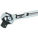 1/4" Drive Roto Head Flexible Swivel Ratchet Socket Wrench Handle Tool - tool