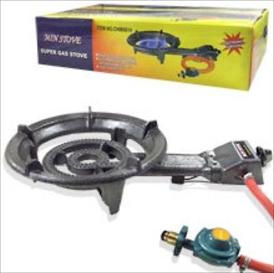 Portable Lpg Propane Gas Outdoor Camping Burner Stove Top Cast Iron Stovetop - tool