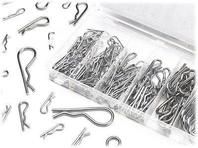 150 Piece Steel Connector Pin Assortment - tool