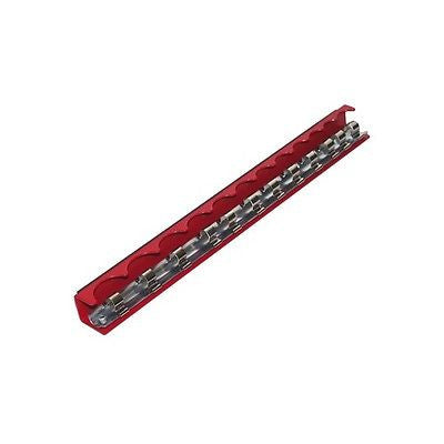 3/8" Drive Magnetic Socket Tray Clip Tool Organizer Holder Rack Rail - tool