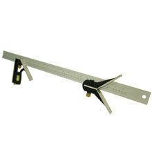 24" Long Combination Try Square Sliding Ruler Angle Tool Rule - tool