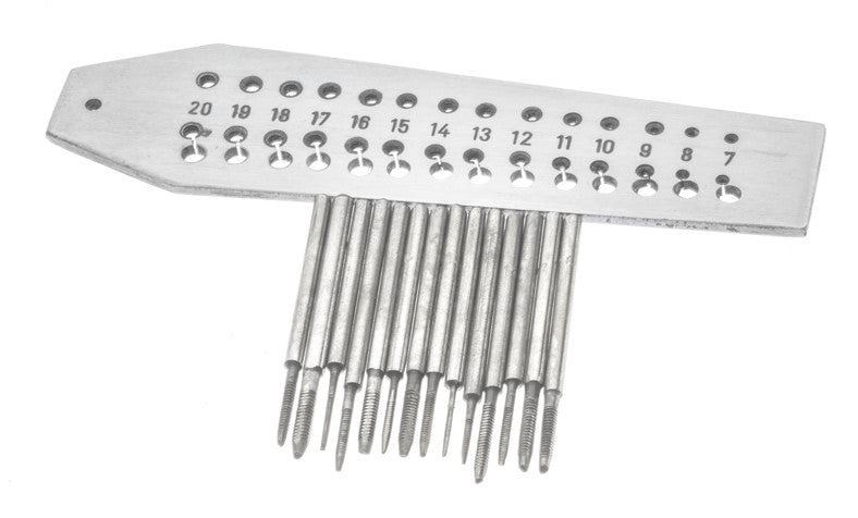German Type Mini Size Miniature Tap and Die Tool Set - tool